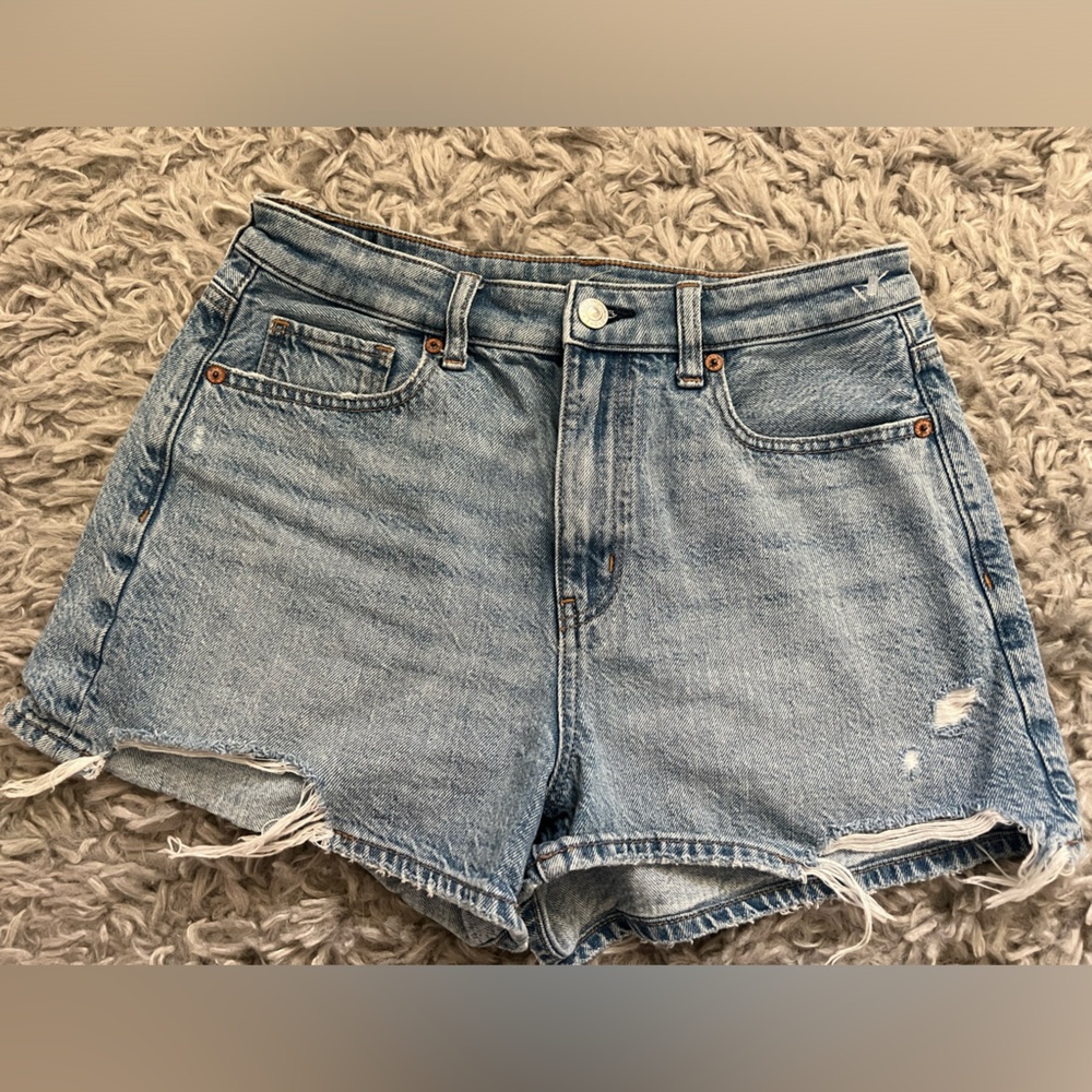 American Eagle Outfitters Light Blue Jean Shorts